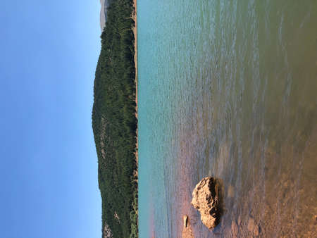 Nice view of clear sea and mountains