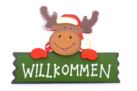 Christmas decoration for doorsの写真素材