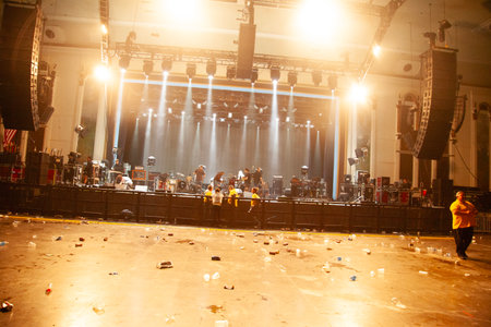 The Kieler Woche is performing on the HÃÂ¶rn Stageの写真素材