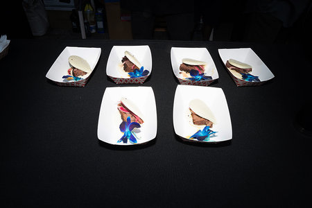 Exhibition at the annual Paris Fashion Week.の写真素材