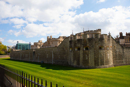 Tower of London, UK. Tower of London is one of the most popular tourist attractions in London.の写真素材