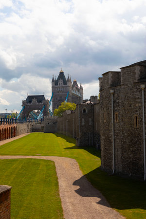 Tower of London, United Kingdom. Tower of London is one of the most popular tourist attractions in London.の写真素材