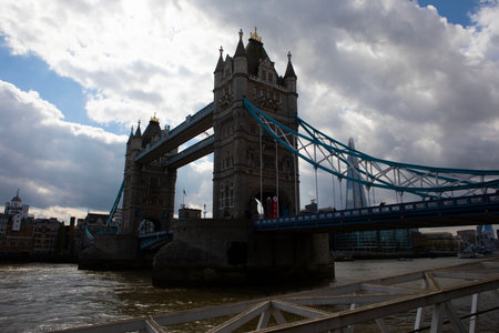 Tower Bridge in London, UK. Tower Bridge is one of the symbols of London.