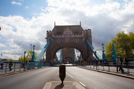 Tower Bridge in London, UK. Tower Bridge is one of the symbols of London.の写真素材