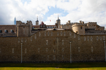 Tower of London, United Kingdom. Tower of London is one of the most famous landmarks of London.の写真素材