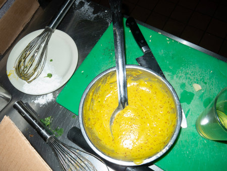 Preparation of the doughの写真素材