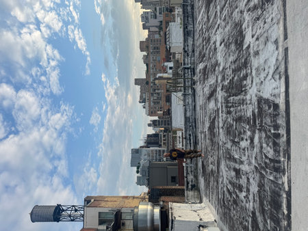 View of Manhattan from Empire State Buildingの写真素材