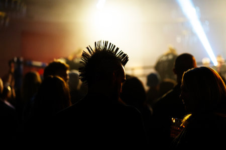 Unidentified female boxers compete in the Fight Night at The winner takes it all event in boxing.の写真素材