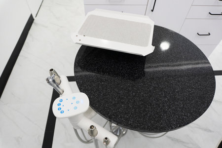 Stomatology and pedicure equipment in modern beauty salonの写真素材