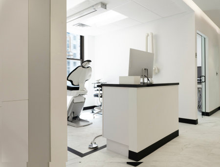 Interior of a modern dental clinic. Dental office. Dentistryの写真素材
