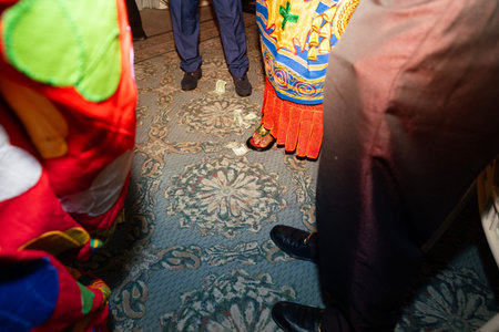 Wedding ceremony in Moscow.