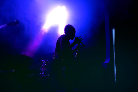 concert of French electro swing band Danko Jones at Melkweg