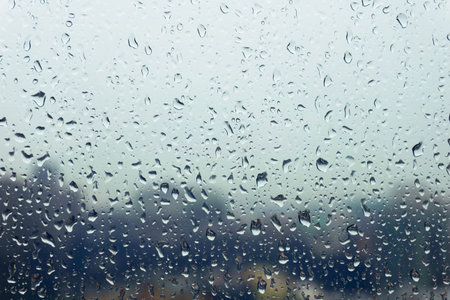 raindrops on the window, rainy weather, raindrops on glass