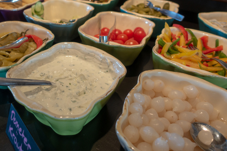 a breakfast buffetの写真素材
