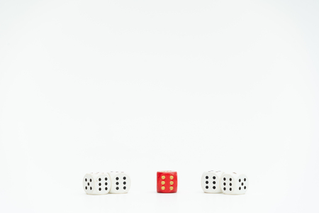 different cubes symbolize diversityの写真素材