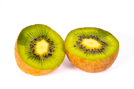 a sliced kiwiの写真素材
