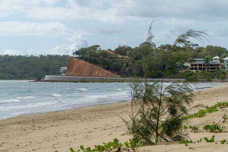 the beautiful beach of Agnes Water in Australiaの写真素材