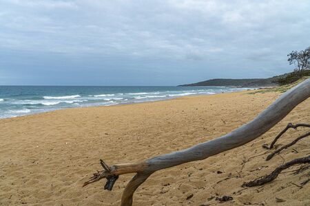 the beautiful beach of Agnes Water in Australiaの写真素材