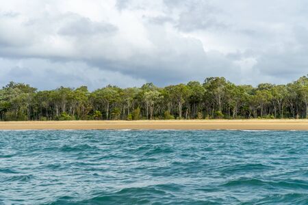 the beautiful beach of Agnes Water in Australiaの写真素材