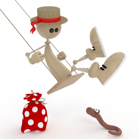 Acrobatic exercises develop sense of humour.の写真素材