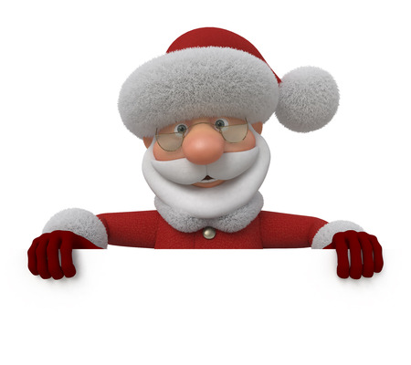 New Year's congratulation from Santa Claus.の写真素材