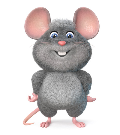 3d illustration home wrecker look like a ratの写真素材