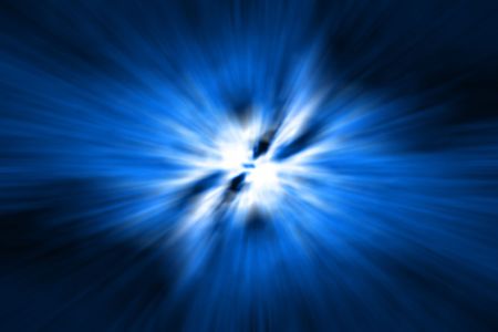 The big power space fiery explosion in space