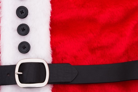 A close up of a santa suit, santa suit backgroundの写真素材