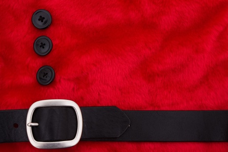 A close up of a santa suit, santa suit backgroundの写真素材