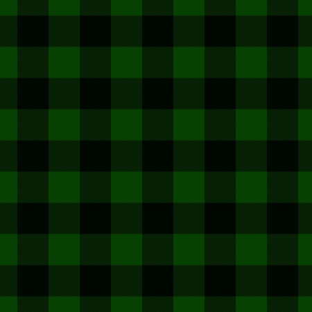 Green and Black Plaid Fabric Background that is seamless and repeatsの写真素材