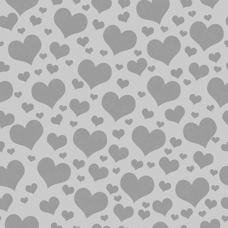 Gray Hearts Tile Pattern Repeat Background that is seamless and repeats
