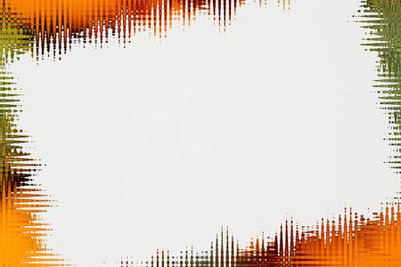 Orange and green abstract blurred lines backgroundの写真素材