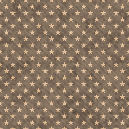 Brown stars seamless pattern background with textureの写真素材
