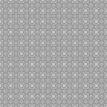 Gray flower mosaic detailed seamless and repeat textured pattern