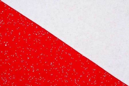 Red and white sparkle felt materialの写真素材