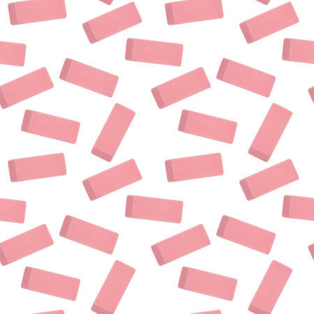 Pink eraser background that is seamless and repeats for your school designの写真素材