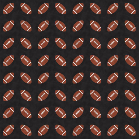 Football pattern background that is seamless and repeatsの写真素材