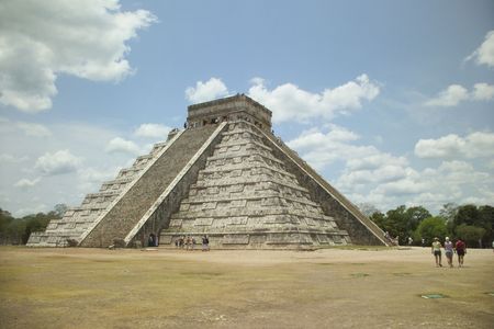 Pyramid at Chichen Itza in Mexico's Yucatan Peninsula