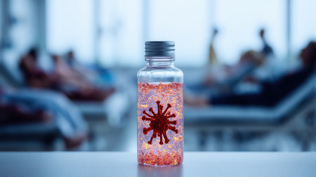 Virus and diseases, epidemic, isolation, injections, gloves, injections, masks, pandemic, coronavirus. High qualityの素材