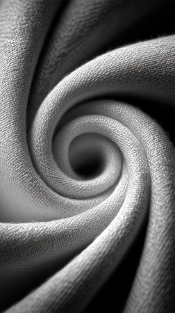 Close up of white textured natural Colored Fabric folded and luminated under moving Light, making epic amazing shadows on textured background. High quality photoの素材