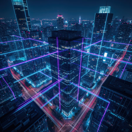 High-speed Internet in the city, Cellular antenna 5G technology, a new generation of cellular networks, AI connection, fiber-optic communication, new-generation antennas, 5G icon. High qualityの素材