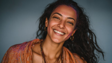 Traditional and religious Holi Festival, Color battle at the holi festival, colorful background, People celebrate fertility of spring and enjoy the colorful festival. High qualityの素材