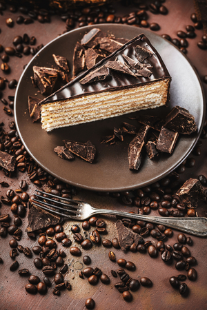 Sommerliche Kuchen mit frischen Beerenの写真素材