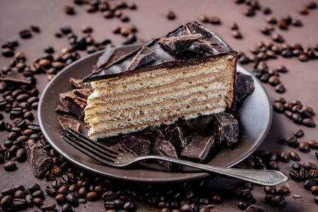 Sommerliche Kuchen mit frischen Beerenの写真素材