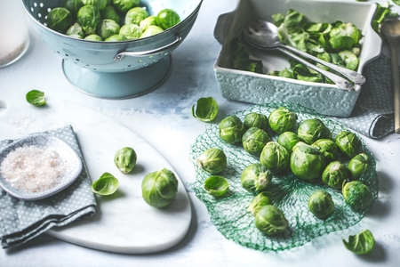 Bunch of fresh Bruxellesの写真素材