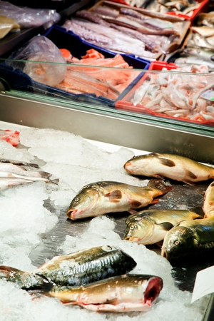 Fish market, fresh fish in street market, fresh fish, social issue, fish market street market.の写真素材