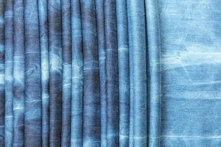 Blue background, denim jeans background. Jeans texture, fabricの写真素材