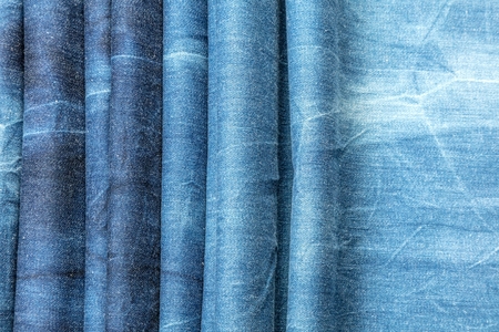 Blue background, denim jeans background. Jeans texture, fabricの写真素材