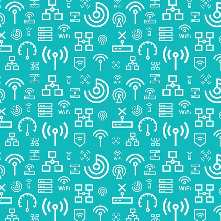 Communication flat vector backgroundのイラスト素材