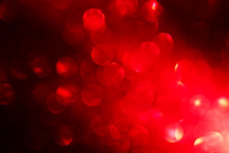 Abstract Festive Background with Red Blurred Circles.